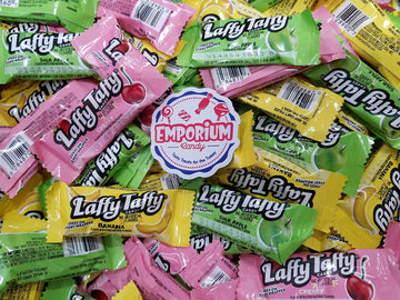 Cherry Banana Sour Apple Taffy - 2 lbs of Fresh Delicious Assorted Bulk Wrapped Candy