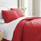 Southshore Fine Living, Inc 3 Piece Quilt Set, Full Queen Size, Oversized, Lightweight, Embroidered, Square Stitched Bedspread S
