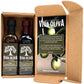 Viva Oliva Variety Gift Set - Basil Infused Olive Oil & Black Mission Fig Balsamic Vinegar - 2.02 Fl Oz (Pack of 2)