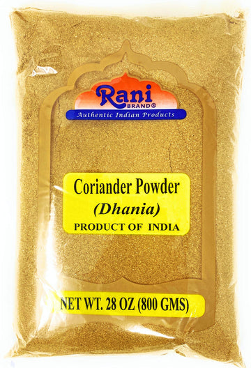 Rani Coriander Ground Powder (Indian Dhania) Spice 28Oz (800G) ~ All Natural | Salt-Free | Vegan | No Colors | Gluten Friendly | Non-Gmo | Indian Origin
