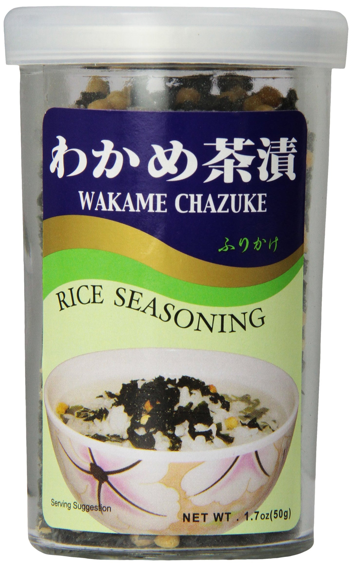 JFC Wakame Chazuke Furikake Rice Seasoning, 1.7 Ounce (Pack of 30)