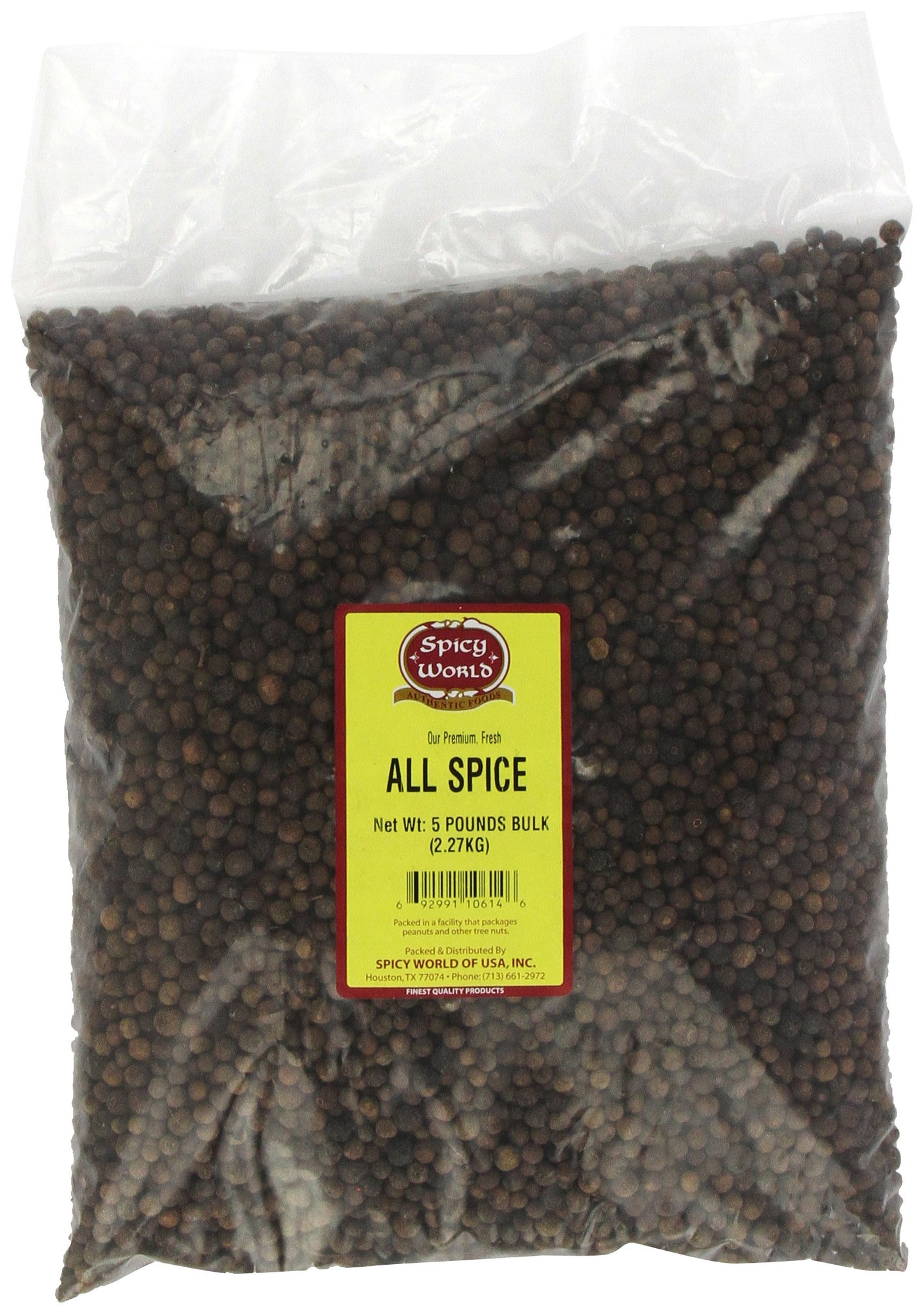 Spicy World All Spice Whole Bulk, 5-Pounds