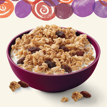 Cascadian Farm Organic Granola, Cinnamon Raisin Cereal, Resealable Pouch, 11 Oz.