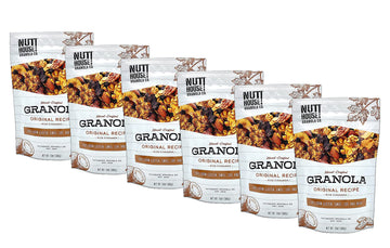 NutHouse! Granola Premium Original Recipe Granola, Gluten-Free, Non-GMO, Vegan, 12 oz. Bag (6-Pack)