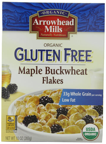 Organic Gluten Free Maple Buckwheat Flakes 10 Ounces (Case of 12)12