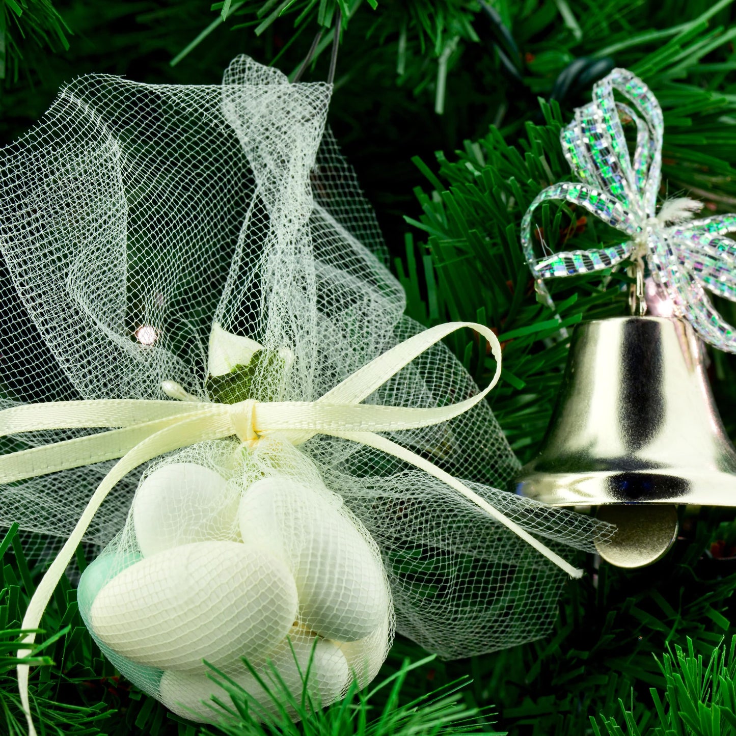 White Jordan Almonds, 2 Pound Jordan Almonds Bulk Bag, White Candy, White Almonds, Wedding Candy Favors, Events & Holidays