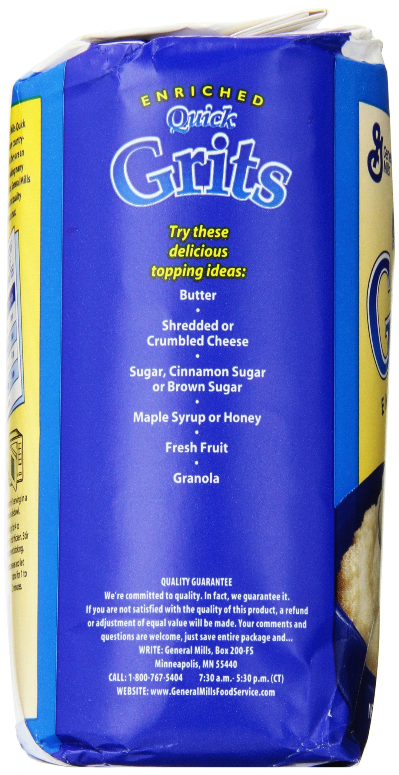 Pillsbury Quick White Corn Grits, 32 Ounce (Pack Of 12)