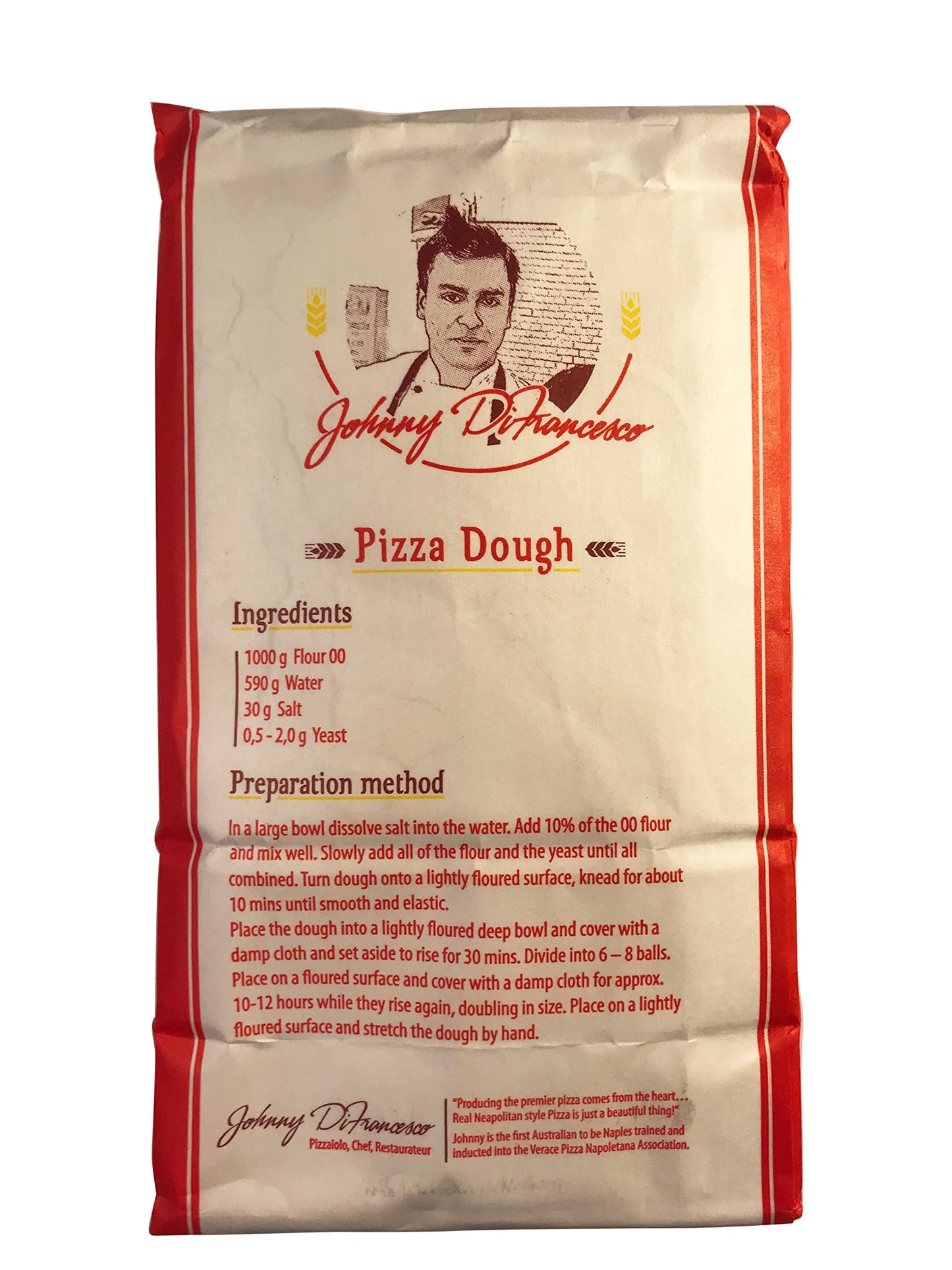Le 5 Stagioni Pizza Napoletana Italian 00 Soft Wheat Flour 2.2 Pound Package