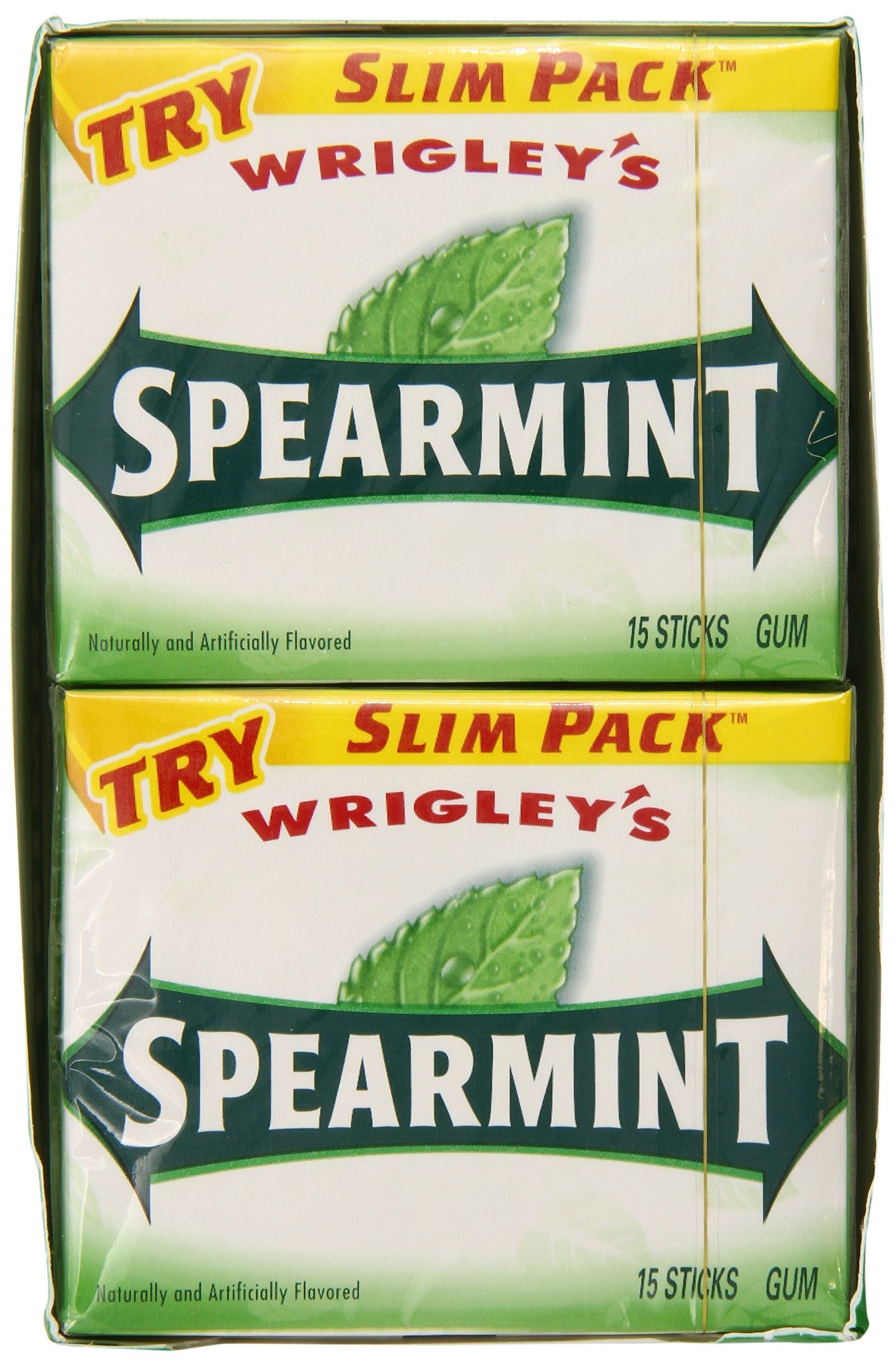 Wrigleys Spearmint, 15-Count (Pack Of 10)
