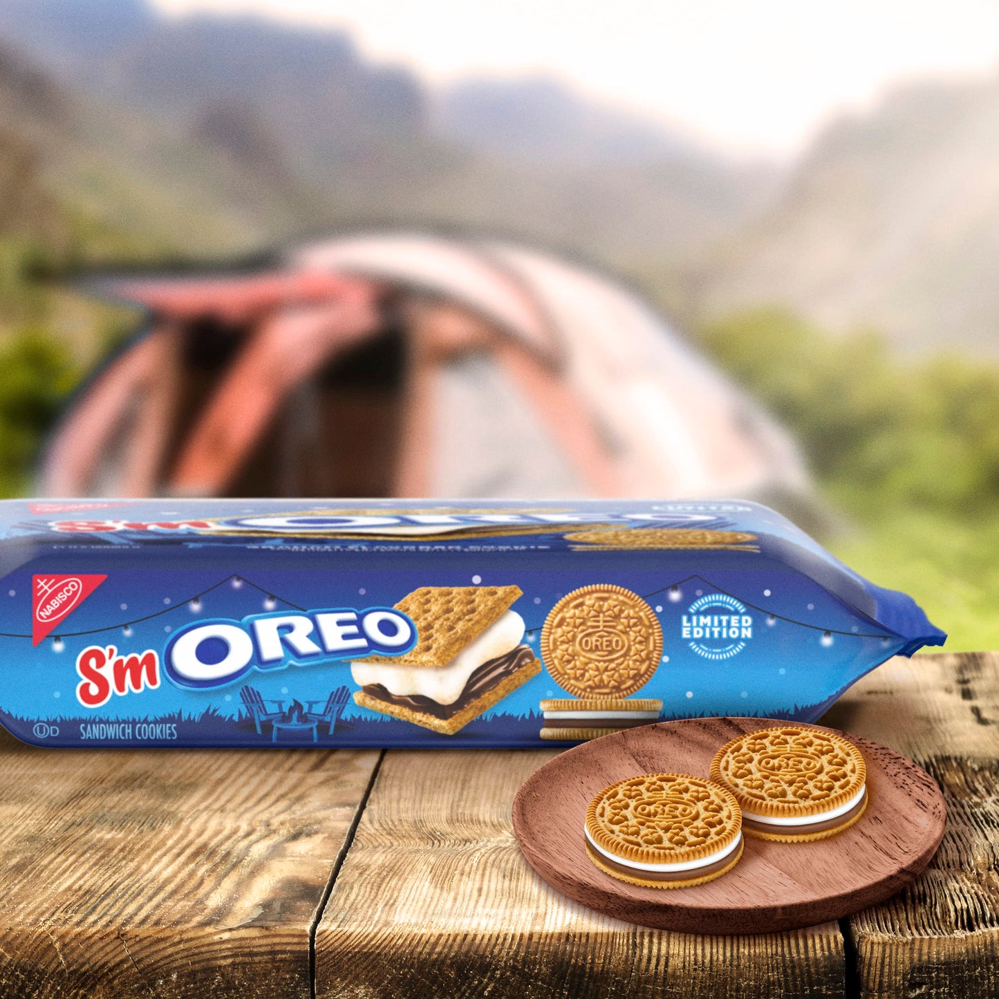 Oreo S'Moreo Sandwich Cookies, Limited Edition, 12.2 Oz
