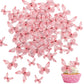 ZHUOWEISM 72PCS Edible Butterfly Cupcake Toppers, Pink Paper Decorations for Baby Showers & Kids Birthday Parties