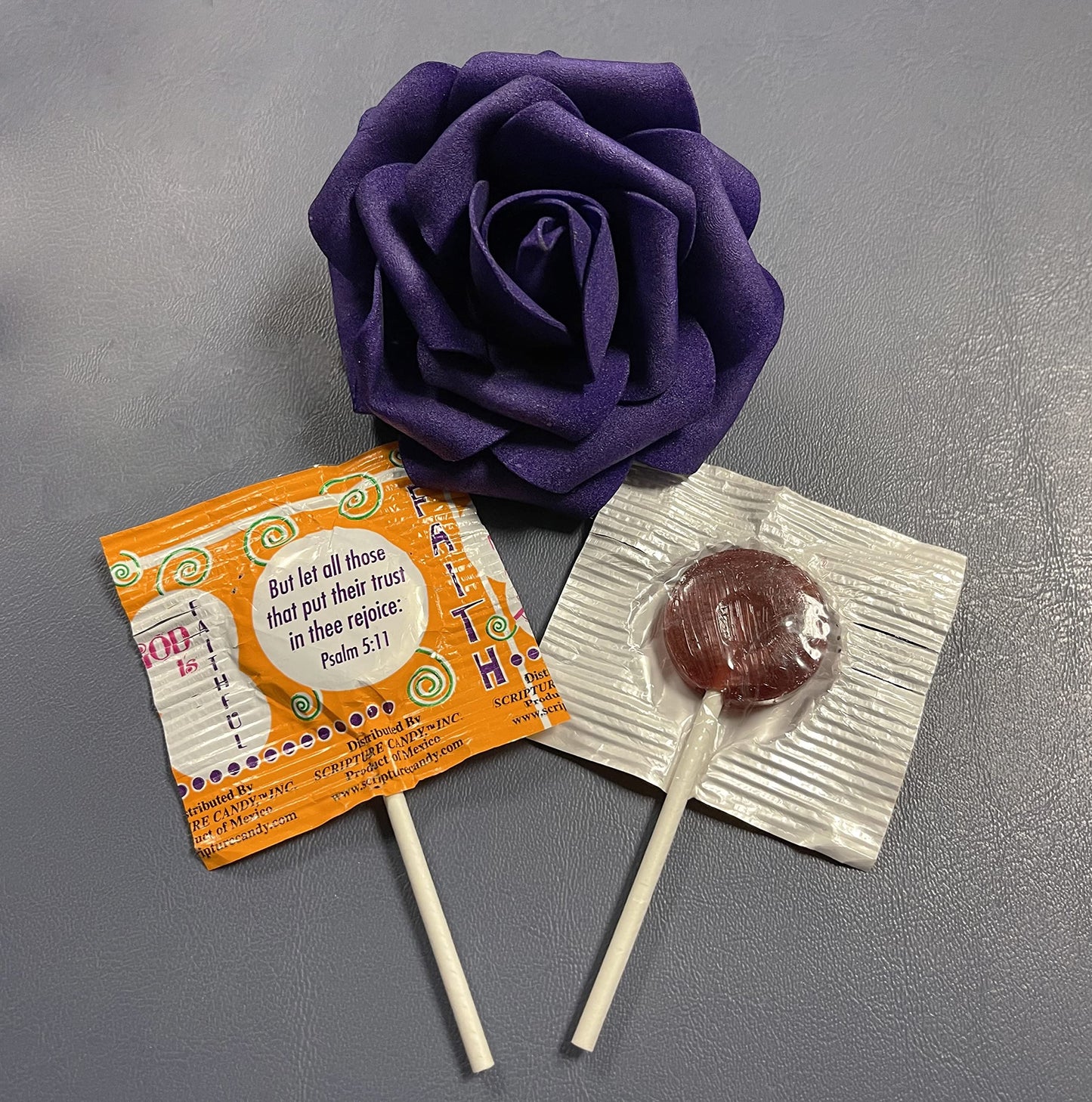 Scripture Candy, Faith Pops Individually Wrapped Lollipop Jumbo Bag, 100 Pieces