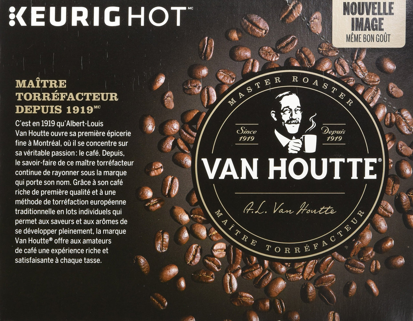 Van Houtte Vanilla Hazelnut Decaf K-Cups, 24 Count, Model 40-09717