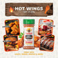 Flavor God Hot Wings Seasoning Mix - Premium Natural Spice Blend for Chicken Wings, Eggs & Vegetables - Pack of 1, Vegan, Gluten-Free