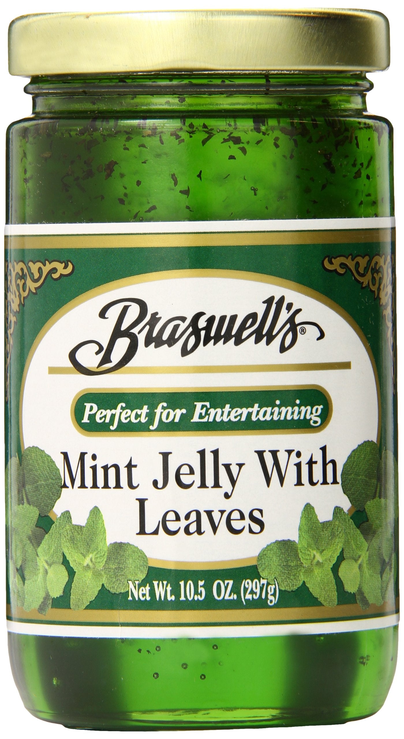 Braswell Jelly Mint Leaves, 10.5 Ounce (Pack of 6)