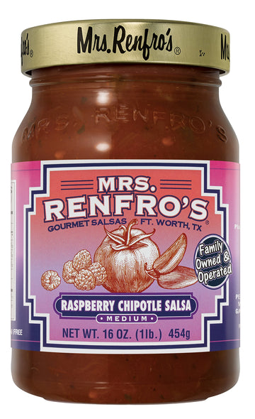 Mrs. Renfros Raspberry Chipotle Salsa, 16 oz (4 Pack)
