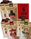Righteous Felon Biltong Beef Jerky Variety Pack | South African Biltong Snack Packs For Mature-Themeds | High Protein, Keto-Friendly, Low Sugar | Made With Enhanced Meats | Beef Jerky Gifts For Men | 6 Pack