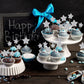 Gyufise 42Pcs Little Star Cupcake Toppers Glitter Twinkle Star Cupcake Picks Wedding Engagement Baby Shower Birthday Party Cake