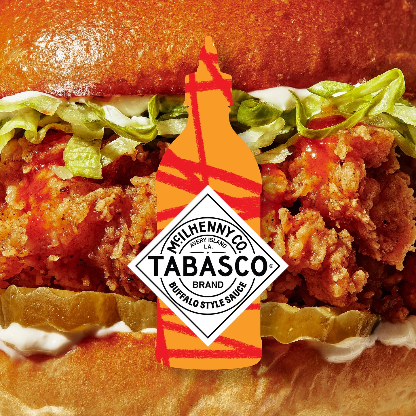 Tabasco® Brand Buffalo Style Sauce, Medium Hot Sauce, Easy-To-Squeeze Bottle, Thick & Tangy, Five Simple Ingredients, Great On Chicken Party Wings & More, 8.6 Fl Oz (Pack Of 1)