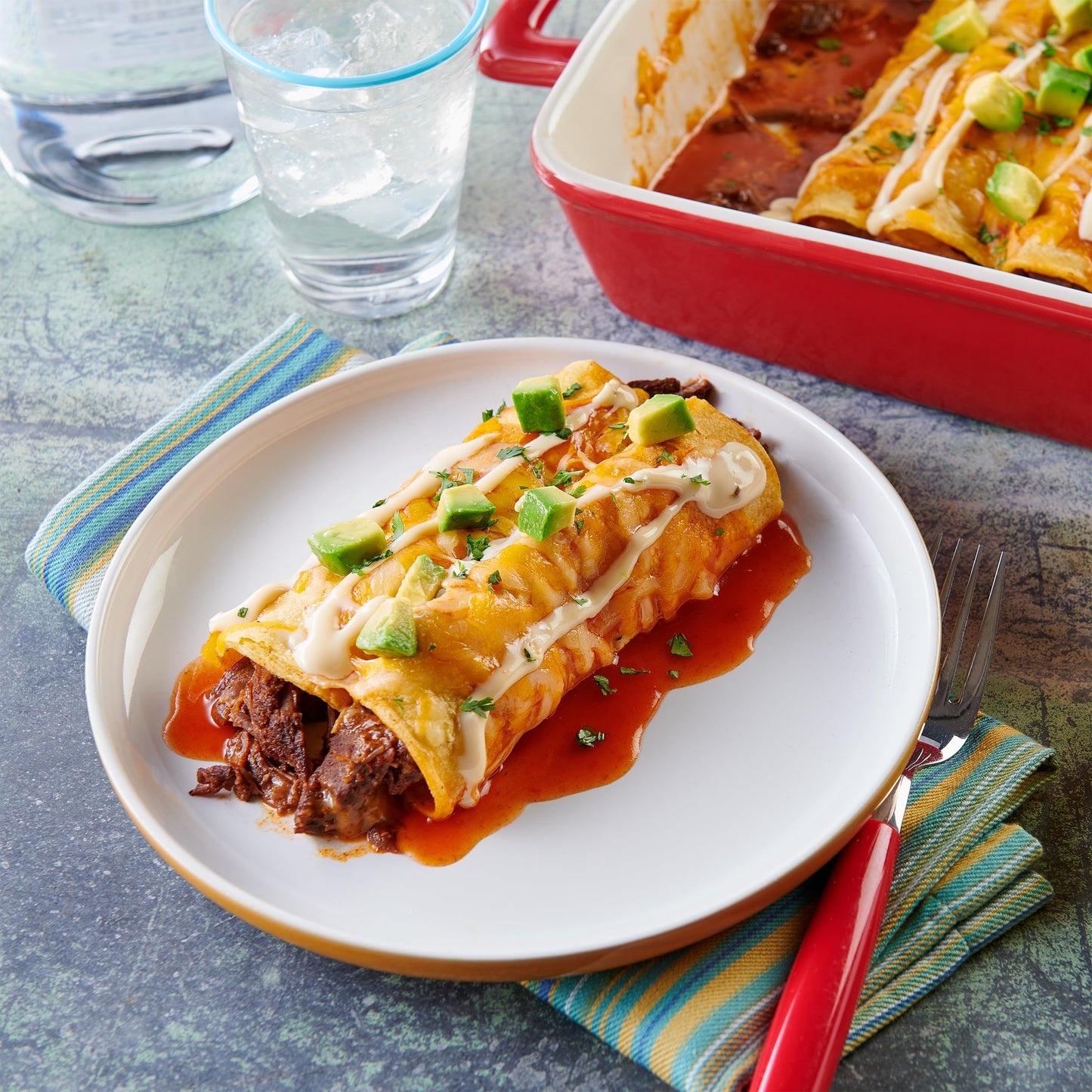 Old El Paso Mild Red Enchilada Sauce, Meal Prep, 10 oz (Pack of 12)