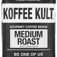 Koffee Kult Medium Roast Whole Bean Coffee- 32Oz, Premium Arabica Beans, Balanced Cup Profile, Drum Roasting, Espresso Machine C