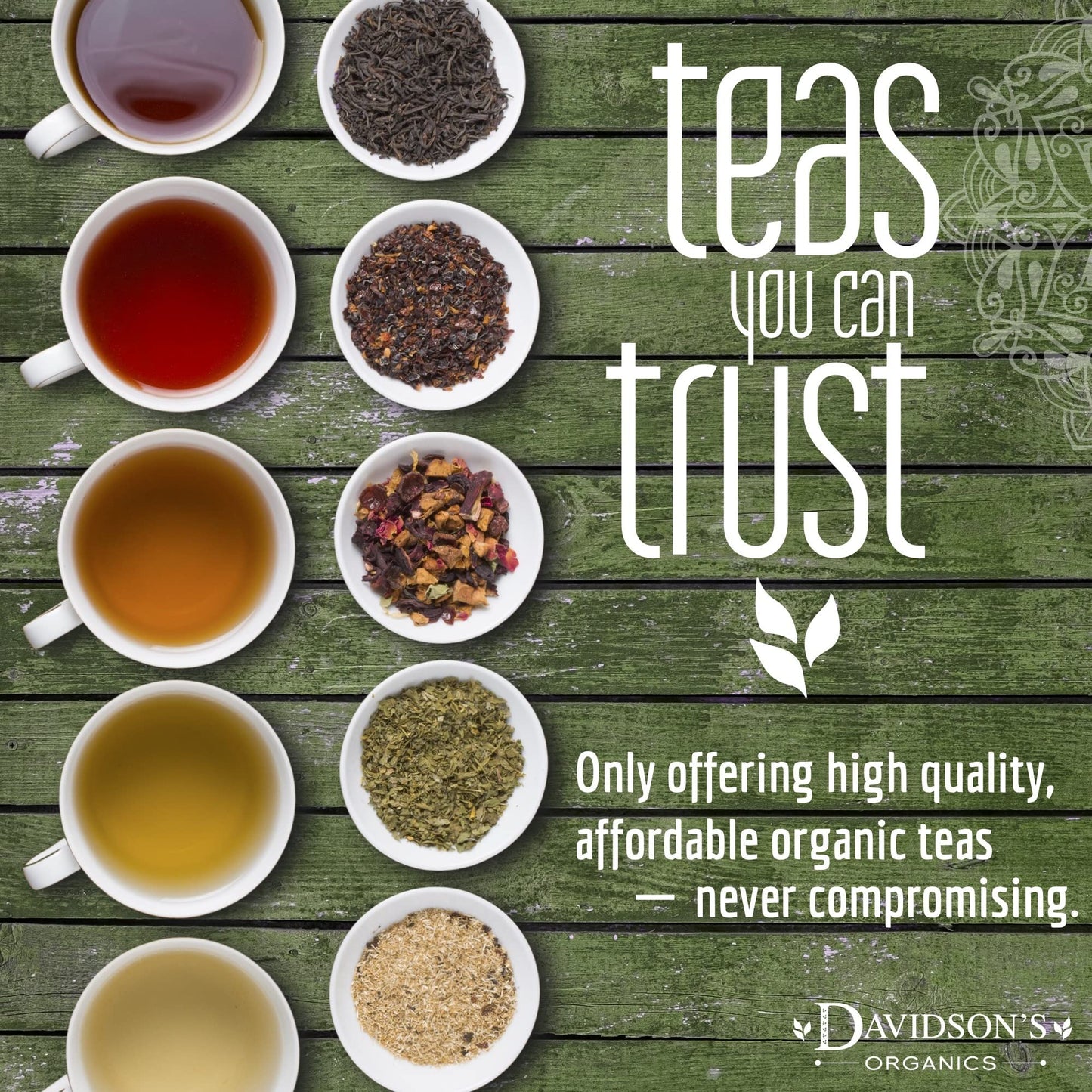 Davidsons Organics, Chamomile Flowers, Loose Leaf Tea, 16-Ounce Bag