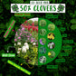 No-Till Cover Crop 13-Seed Mix: 50% Clovers Plus Fenugreek, Vetch, Flax, Cowpeas, Buckwheat, Forage Peas, Millet, Lentils (45-Lb