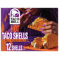 Taco Bell Hot Seasoned Flavor Crunchy Taco Shells  12 ct  4.8 oz Box