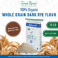 Great River Organic Milling Organic Dark Rye Flour | Whole Grain, Non-GMO, Kosher, Unbromated | Earthy Flavor for Rye Bread, Sou