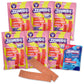 JOYRIDE Sour Strips 3.5 oz - Pink Lemonade, Low Sugar Candy, 6-Pack Bundle with Glacial Peppermint Gum