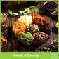 Nut Cravings Gourmet Collection - Rosh Hashana & Shana Tova Dried Fruit & Mixed Nuts Gift Basket + Green Ribbon (7 Assortments,