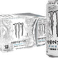 Monster Energy Zero Ultra Sugar Free Energy Drink, 16 Fl Oz, Pack of 12, White