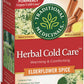 Traditional Medicinals Organic Herbal Cold Care Elderflower Spice Herbal Tea, Warm & Comforting Seasonal Wellness, (Pack Of 2) - 32 Tea Bags Total