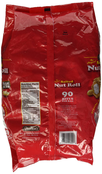 Pearsons Salted Nut Roll, Bite Size - 90 Count