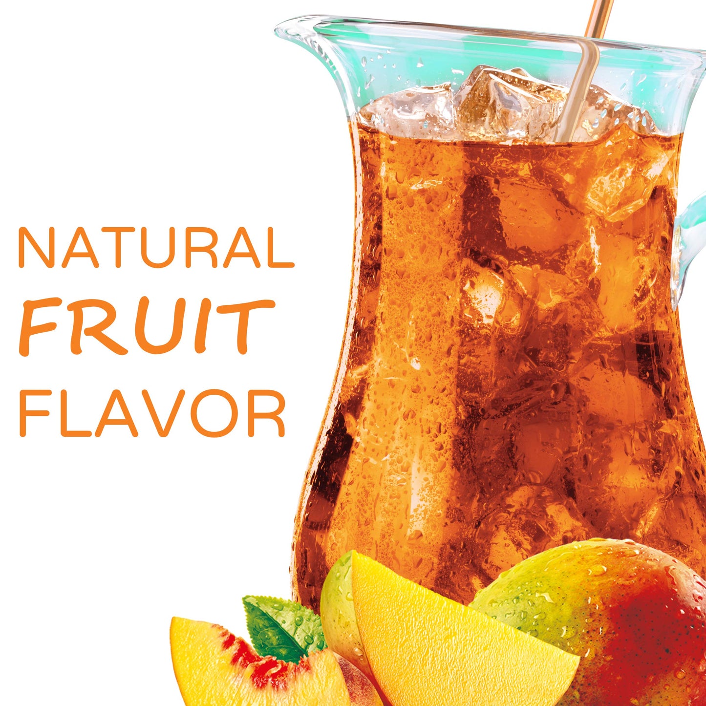 Crystal Light Peach Mango Green Tea Drink Mix, 10-Quart Box