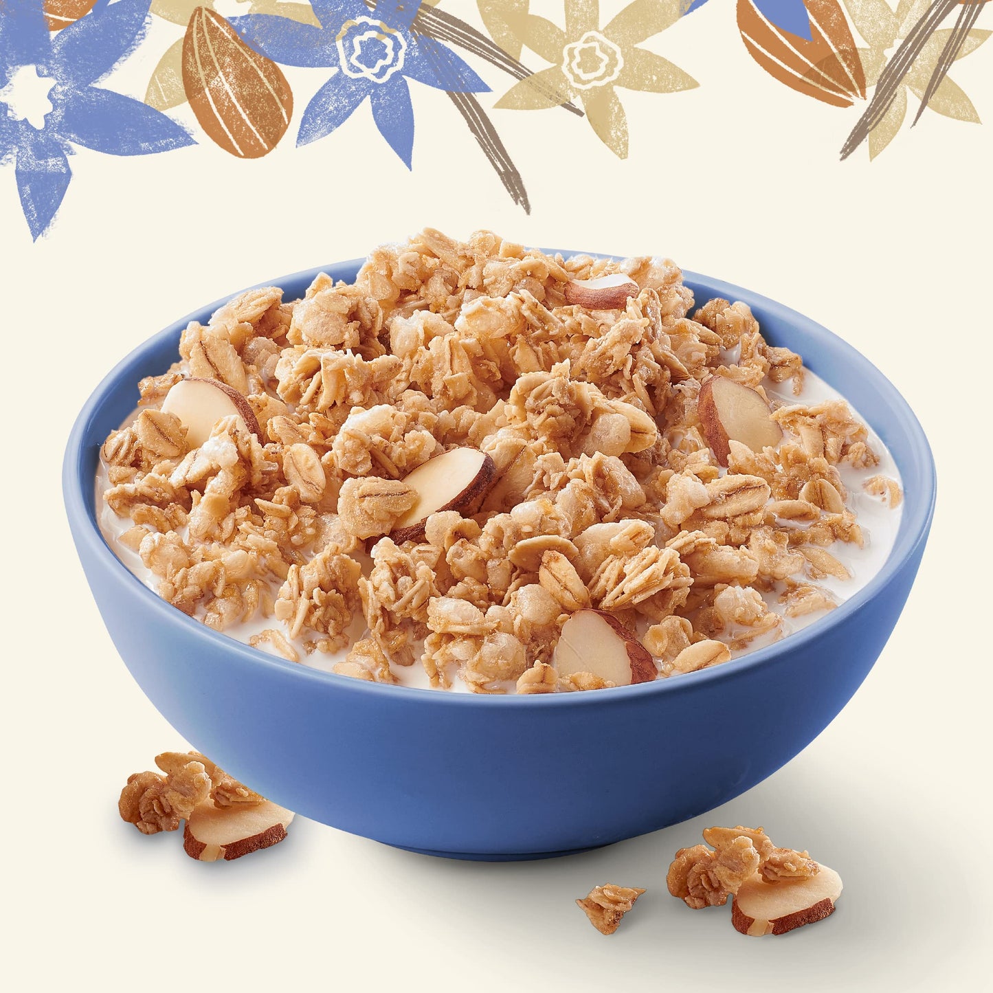 Cascadian Farm Organic Granola, French Vanilla Almond Cereal, Resealable Pouch, 11 Oz.