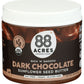 88 Acres, Dark Chocolate Sunflower Seed Butter Jar, 14 Ounce