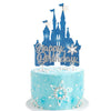 Frozen Castle Birthday Cake Topper Decoration Snowflake Frozen Theme Castle Cake Topper For Winter Wonderland Christmas Party Su