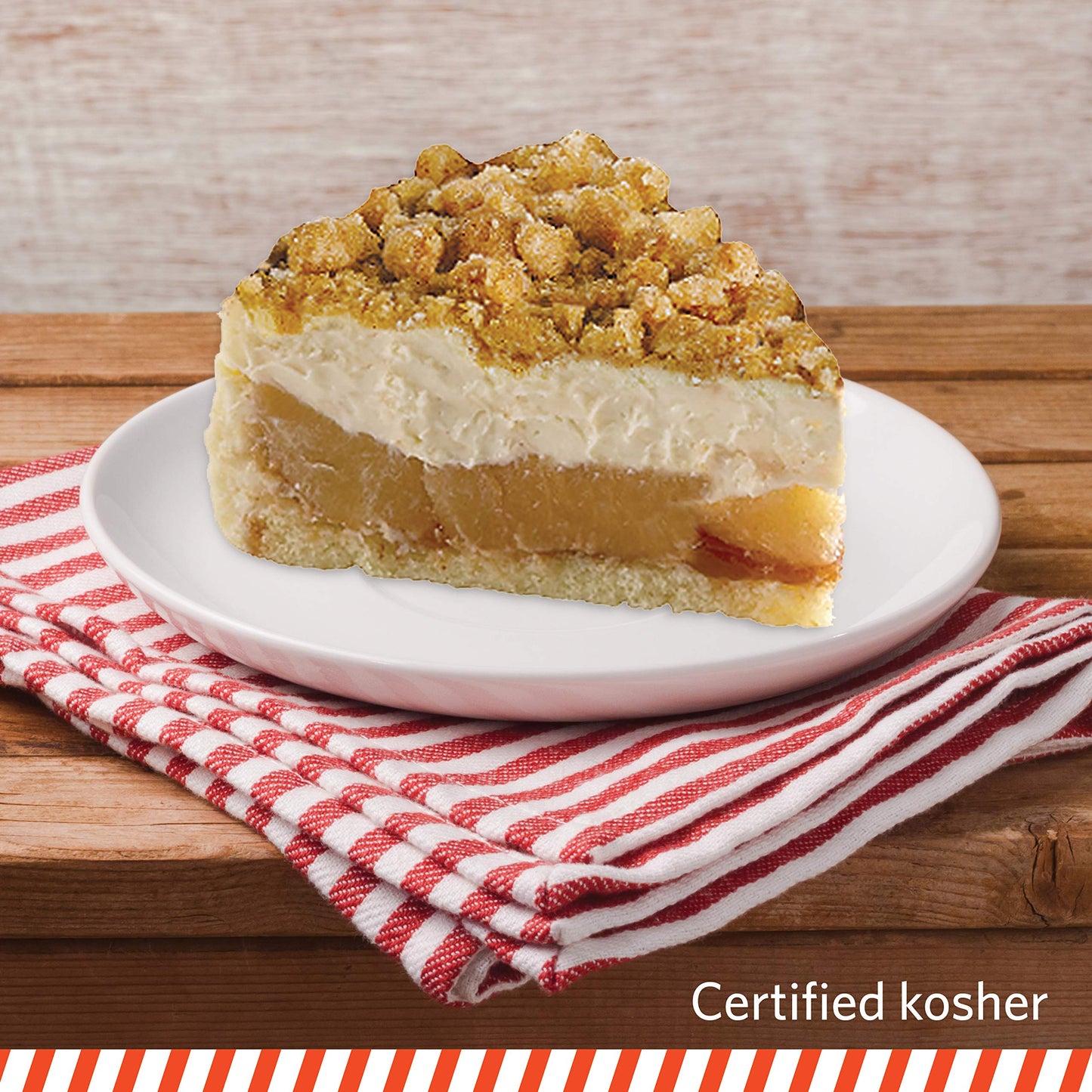 Juniors Cheesecake 8 Apple Crumb Cheesecake (Serves 10-12)