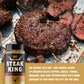 Fire & Smoke Society Steak King Seasoning | BBQ Rubs for Meat | 12.5 oz (Pack of 2)