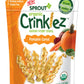 Sprout Organic Baby Food, Stage 4 Toddler Veggie Snacks, Pumpkin Carrot Crinklez, 1.5 Oz Bag (1 Count)