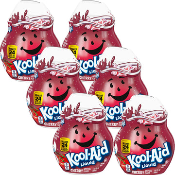 Kool-Aid Liquid Drink Mix - Cherry, 1.62 Fl Oz (Pack of 6), Model S-PL-8693