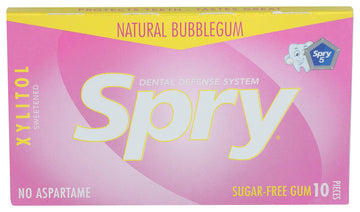 Spry Bubble Gum, 10 Ct
