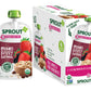 Sprout Organic Baby Food, Stage 2 Pouches, Fruit Veggie & Grain Blend, Mixed Berry Oatmeal, 3.5 Oz Purees (Pack Of 6)