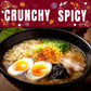 Chili Crisp (medium spicy) chilli crisp oil  without the oil . Crispy chili crunch with garlic, onion. For ramen toppings, salad