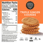 Deweys Bakery Meyer Lemon, Brownie Crisp & Triple Ginger Moravian Cookie Thins Variety Pack, Bakery Fresh with Real Simple Ingr