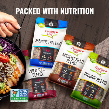 4 Packs x 14 ounces Rice Variety Pack Includes Jasmine Thai Rice Trio, Wild Rice Blend, Prairie Blend and Ancient Field Blend, N