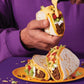 Taco Bell Cheesy Double Decker Taco Dinner Kit with 6 Soft Tortillas, 6 Crunchy Taco Shells, Velveeta Cheese Sauce & Seasoning,