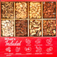 elegant   Valentines Day Nuts Gift Box with Heart Shaped Platter, Assorted Premium Nuts, Ideal Gift for Men