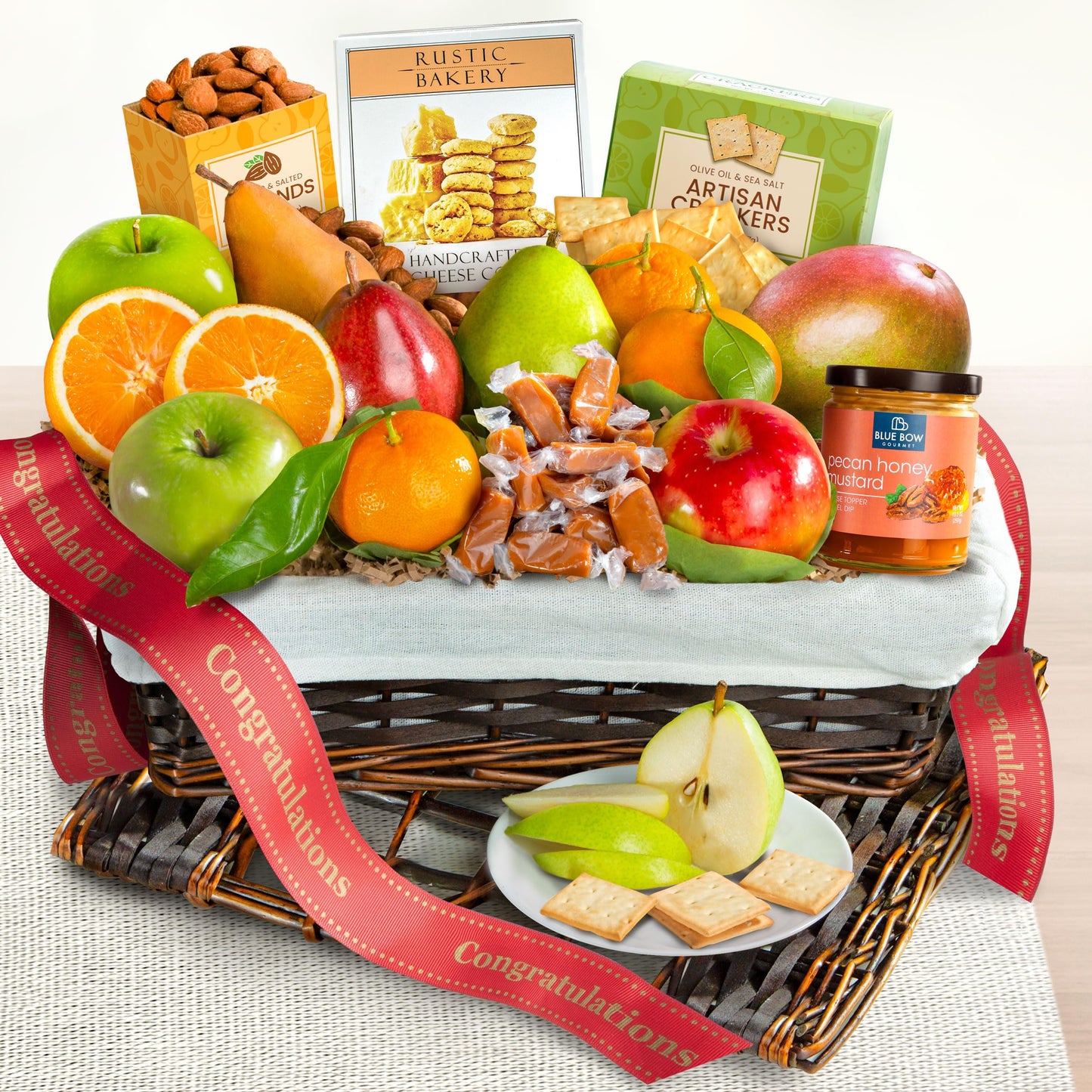 A Gift Inside Congratulations Deluxe Fruit Basket